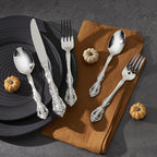 Oneida 2765045AL20 Michelangelo 45 Piece Fine Flatware Set, Service For 8