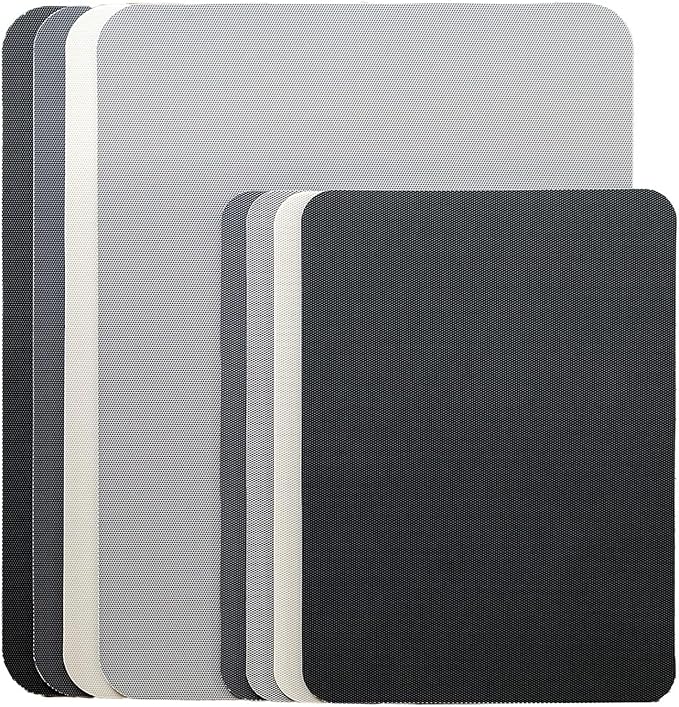 Simply Genius Flexible Plastic Cutting Board Set - Color-Coded Cutting Boards for Kitchen - Dishwasher-Safe Mats - Mini Flexible Mats - 8-Pack (4 Large 11.5 x 15 in, 4 Small 8 x 11 in)