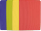 Dexas Heavy Duty Grippmat Flexible Cutting Board Set of Four 8 x 11 inches