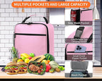 ZM-YOUTOO Lunch Box for Men - Reusable Lunch Bag Men Adult Women- Insulated Small LunchBox (Pink)