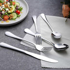 LIANYU 30 Piece Flatware Silverware Set for 6, Stainless Steel Cutlery Eating Utensils, Mirror Finished, Dishwasher Safe