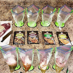 Ruibo Baggy Rack Holder for Food Prep Bag/Plastic Freezer Bag/Ziplock Bag Holder Stand, Meal Planning/prep Bag Holders,8 Pack