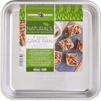 Nordic Ware - 47500 Nordic Ware Naturals Aluminum Commercial 8" x 8" Square Cake Pan, 8 by 8 inches, Silver