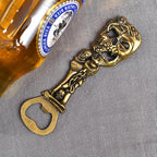 Beer Bottle Opener Skull with Spider，Cool Bottle Opener for Bar Tool, Soda and Beer Cap Remover, Cool & Fun Gadget