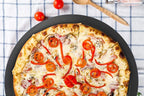 Beasea 11.5 Inch Pizza Pan Crisper with Holes, Perforated Heavy Duty Aluminum Alloy Round Vented Pizza Pans Pizza Baking Tray Bakeware for Home Restaurant Kitchen