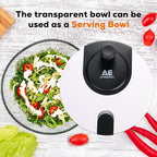 Large Salad Spinner – BPA-Free Vegetable & Fruit Dryer, Lettuce Spinner with Bowl and Colander