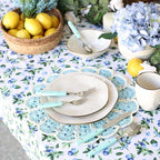 ANNOVA Silverware Set, Retro/Rivet Colorful Stainless Steel Tableware Kitchen Flatware Set Utensils, Includes Dinner Knives, Forks, Spoons, Salad Forks & Dessert Spoons (Turquoise, 20 Pieces)