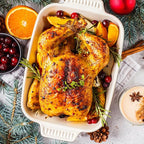 Sunvivi 24lb 20-Quart Roaster Oven, Electric Roaster Oven with Self-Basting Lid, Turkey Roaster with Unique Defrost/Warm Function, Large Roaster with Removable Pan & Rack, Stainless Steel, Silver