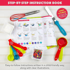 Baketivity DIY Birthday Cake & Decorating Set for Girls and Boys. Box Includes All Pre-Measured Ingredients, Birthday Candles, Chef Hat and Apron. Perfect for Birthday Gift for Kids, Teens, and Adults