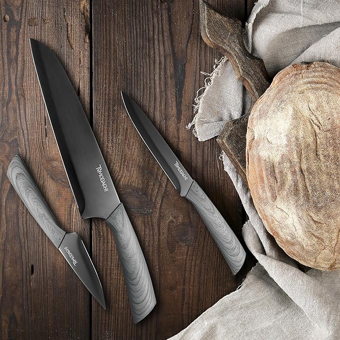 Hampton Forge Tomodachi HMC01B612L Raintree Ash – 13 Piece Knife Block Set