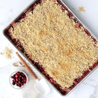 Nordic Ware Extra Large High-Sided Baking Pan, 21.1 x 15 x 2 inches, XL Big baking pan Natural Uncoated Aluminum, Reinforced Steel Rim Prevents Warping, Big Batch